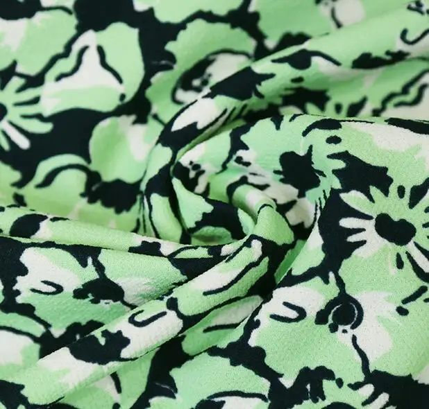 Модное трикотажное платье с изумрудно зеленым принтом юбки плащ ткань|coat fabric|fabric