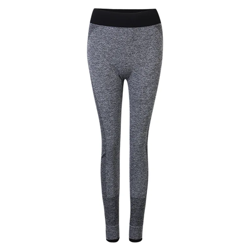 2017 Fitness Yoga Pants Leggings Gym Training Running Trousers Sweat absorbent Sportswear Elastic Pants For Women