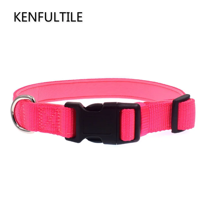 Buy Nylon Pet Dog Collar Outdoor Walking Running