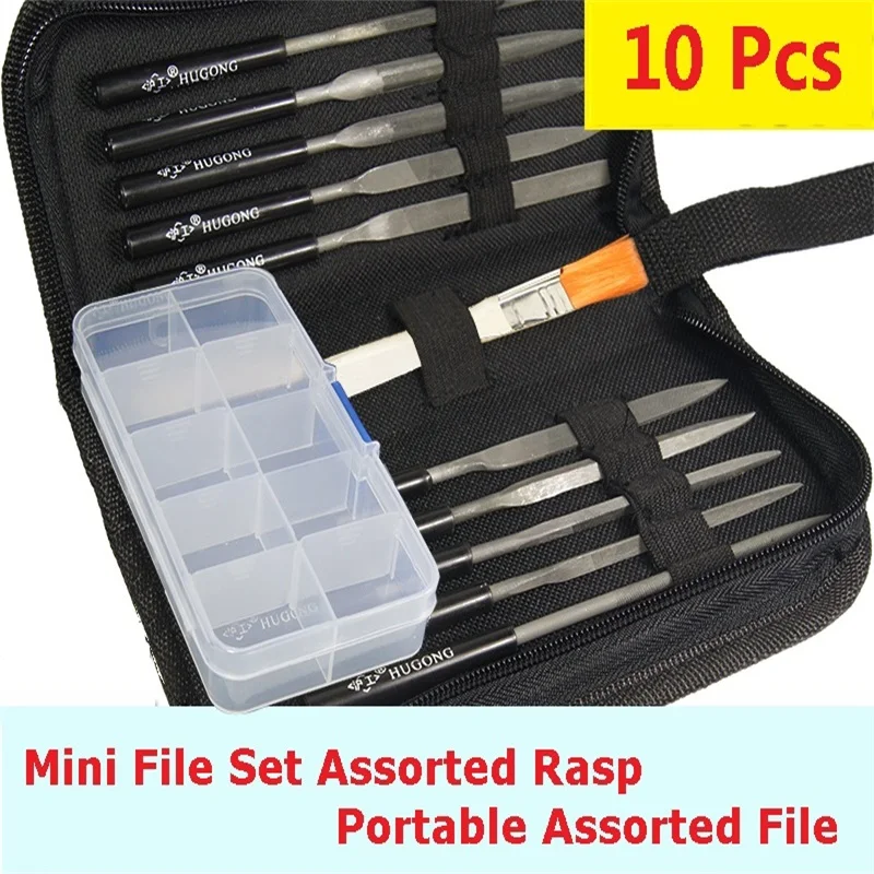 10pcs Wood Carving Tools Mini File Set Assorted Rasp Filling Tool