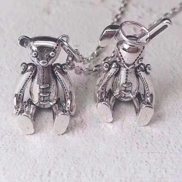 

Real 925 sterling silver men and women necklace pendant jewelry fashion trend European and American style holiday gift
