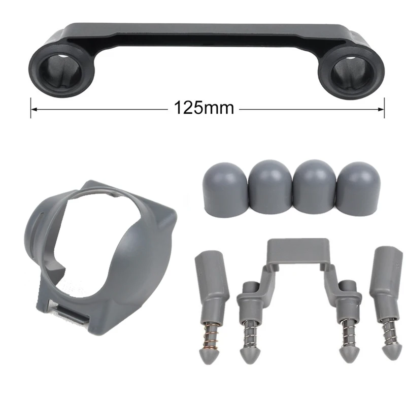 4in1 Remote Control Joystick Camera Sun hood Sunshade Motor Cap Damper Extended Landing Gear for DJI Mavic Pro Protection Combo |