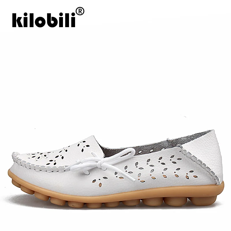 Kilobili/2019 г. летние женские туфли на плоской подошве балетки из натуральной кожи с