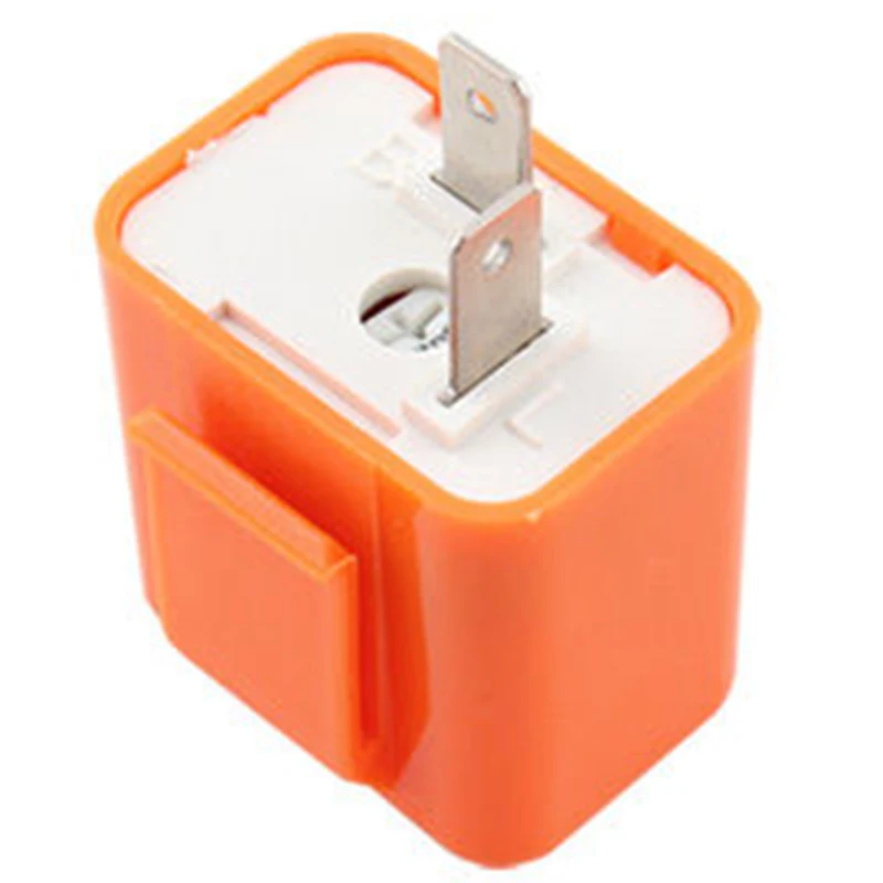 1pc 2Pin Adjustable LED Flasher Relay For Motorcycle Turn Signal