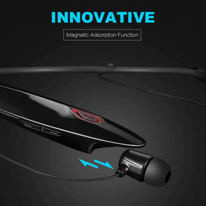 Large Capacity Bettery Handsfree Sport Wireless Headphones Wireless Earphones Bluetooth Earphone Mic Stereo Headset