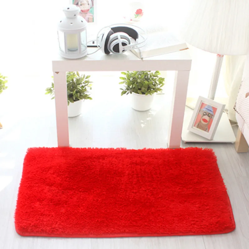 Free Shipping 2 pcs Embroidered printing Non slip mats Big Door