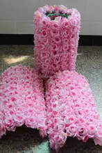 Free shipping 10pcs lot Big size arch flowers Wedding arch table runner flowers party backdrop flower
