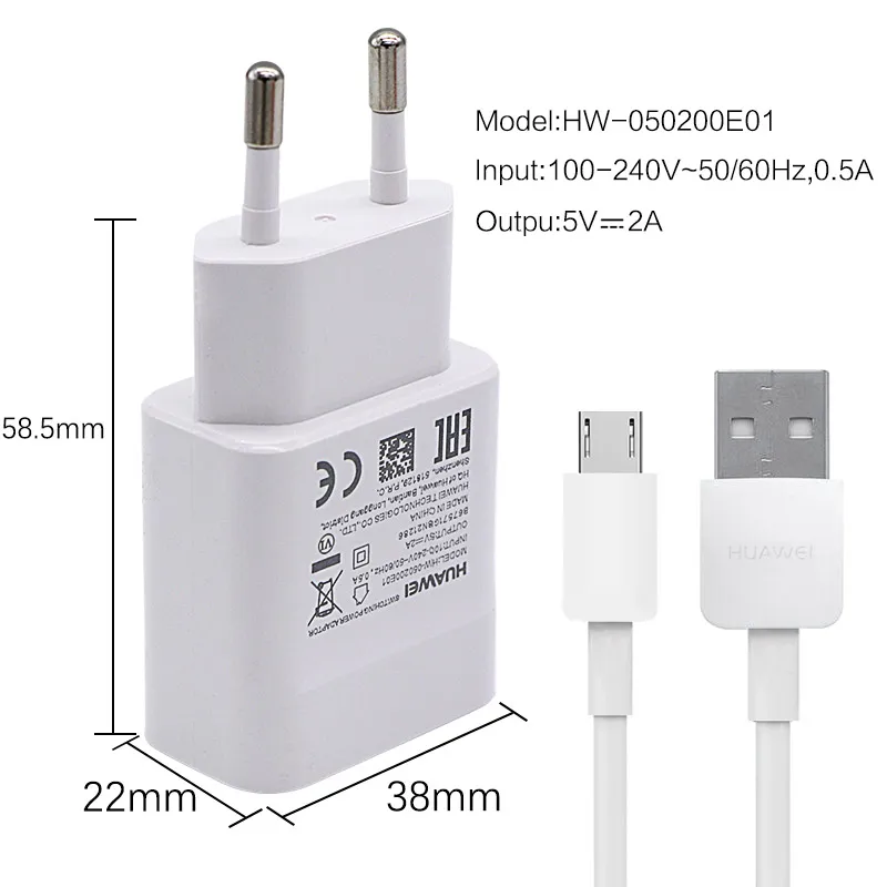 هواوي Mate7 USB جدار شاحن السفر الأصلي جدار مايكرو USB كابل G9 P8 ماكس لايت الشرف 9 7 6 زائد اللوحي Mediapad M2 M3 Mate8