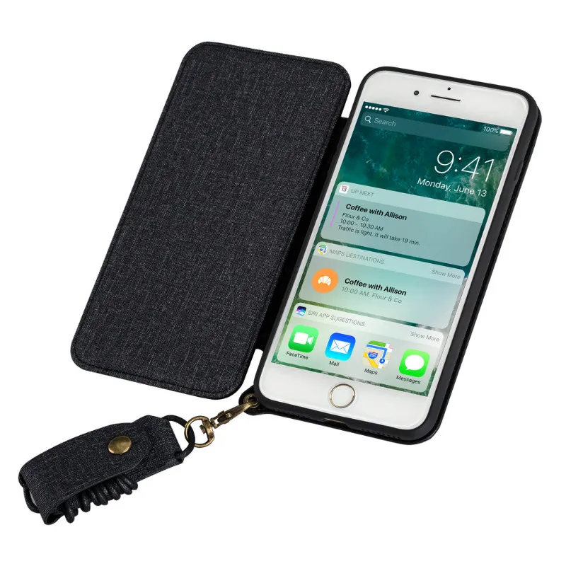 Mirror Case For Iphone 7 7Plus Coque Skin For Iphone X XS MAX Flip Leather Cases For IPhone 8 8Plus With Card Slots Strap Fundas (21)