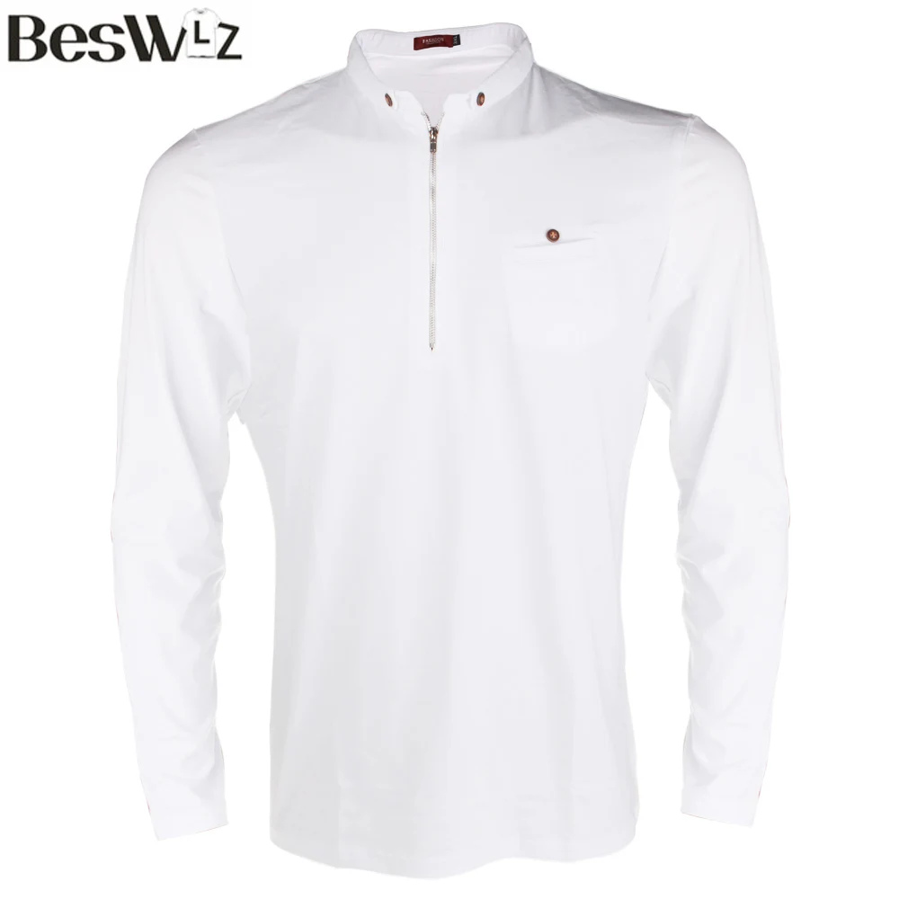 Compra camisa de polo de manga larga para hombre online al