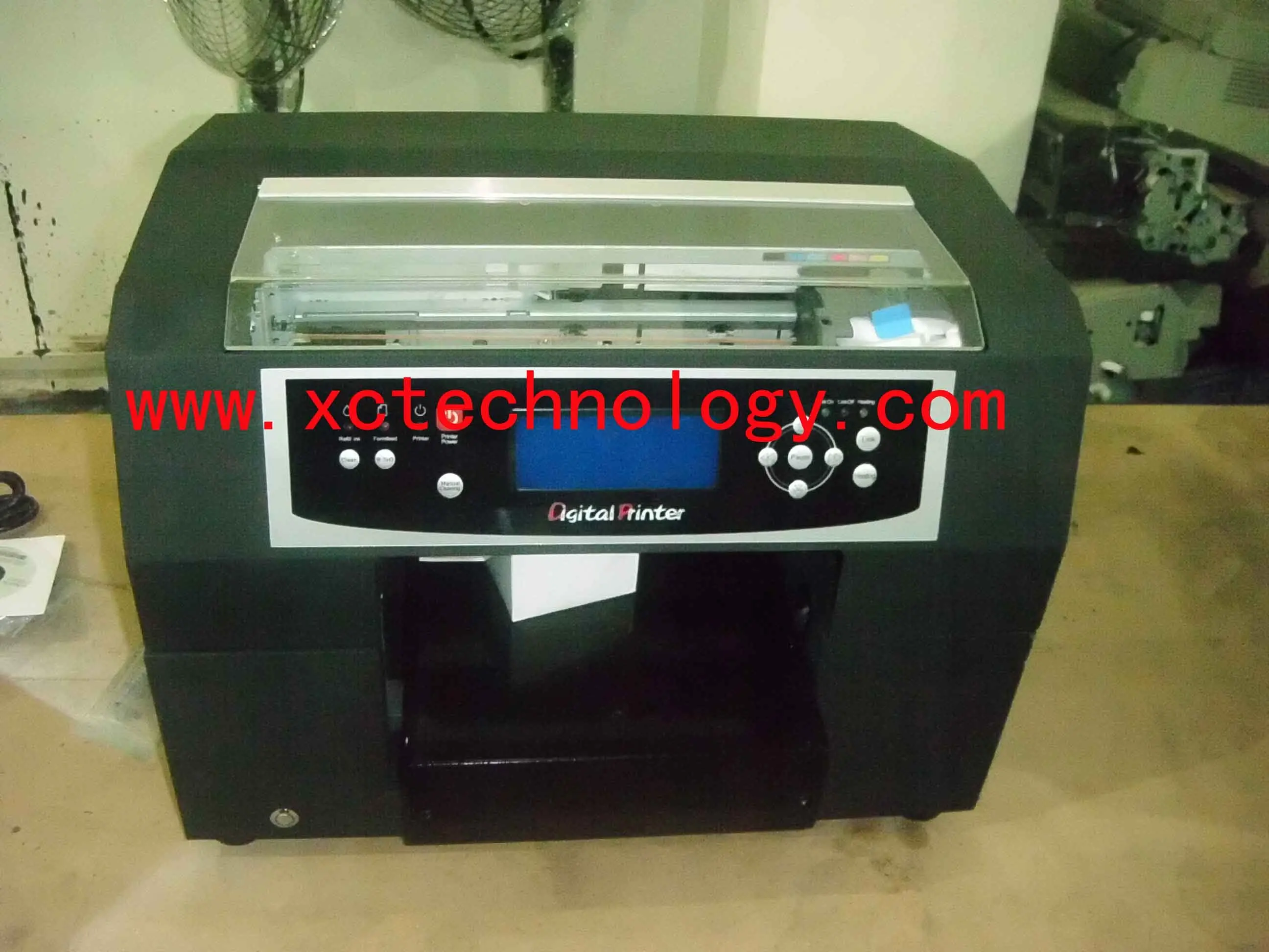 Digital flatbed acrylic crystal metal glass printer A4 size on