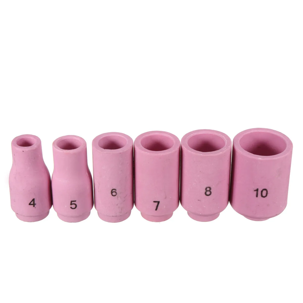 Ceny 46 sztuk TIG soczewka gazowa korpus tulei różne rozmiary zestaw do TIG palnik do spawania SR WP9 20 25 TIG palnik do spawania es narzędzia zestaw