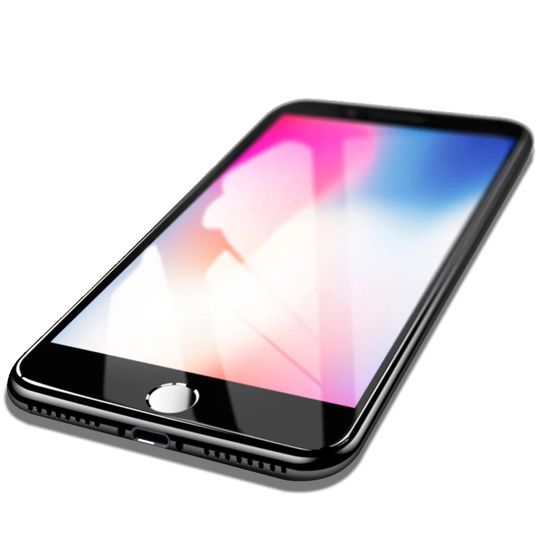 Защитное стекло 9D HICUTE для iPhone 7 8 защита экрана plus закаленное на экрана|Защитные