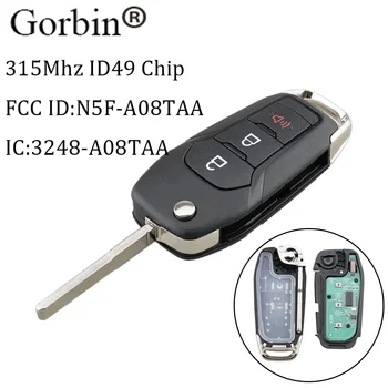 

GORBIN 3Buttons 315Mhz Folding Remote Car Key Fob for Ford F-Series trucks Explorer Ranger For Ford N5F-A08TAA 5923667 Car keys