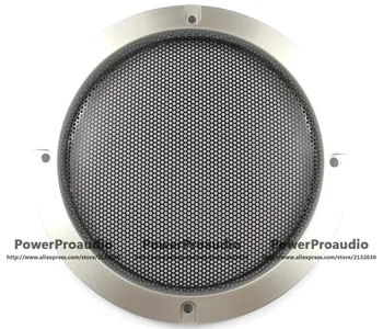 

2 pcs 5inch SUBWOOFER Car speakers COVERS WAFFLE DIY MESH GRILLS Silver Color