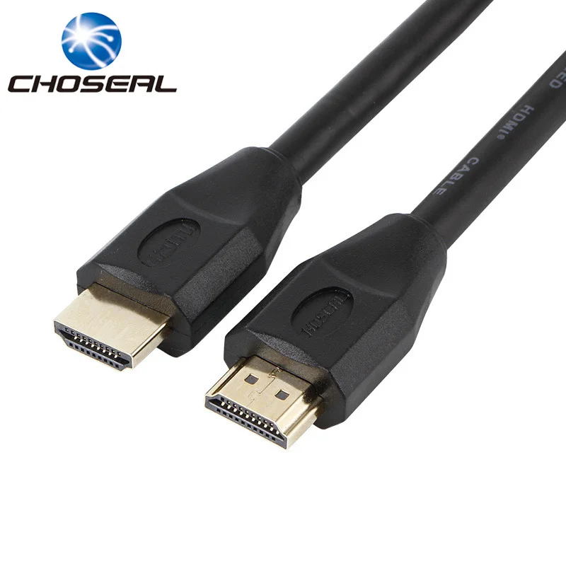 Choseal HDMI Cable HDMI To HDMI Digital Cable 1080P 1.4V 3D 4K 19Wire/Core Digital Cable For PS4/HD TV/Computer/Projector