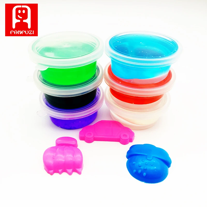 50g a box clear crystal mud transparent clay slime putty for educational baby toy DIY handmade playdough 50g a box clear crystal mud transparent clay slime putty for educational baby toy DIY handmade playdough