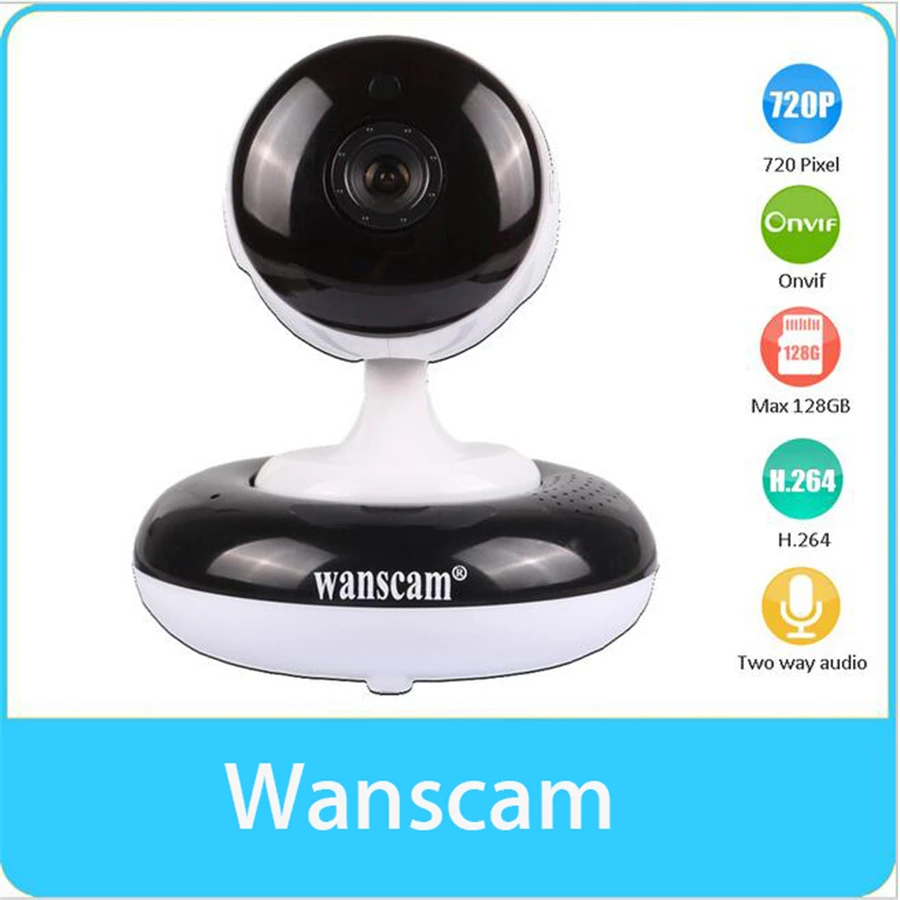  Wanscam HW0049 Wifi Wireless Plug Play H.264 Megapixel P2P IP Camera IR Cut Night Vision Webcam ONVIF Security Camera 