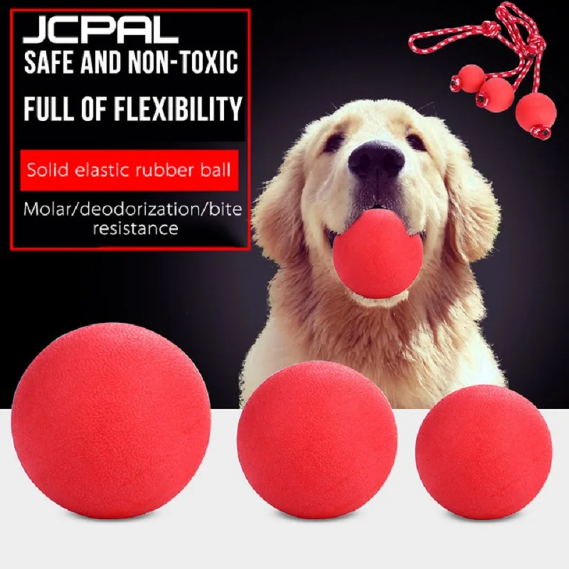 dog balls red