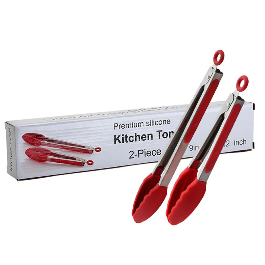 Stainless Steel Silicone Kitchen Food Tong BBQ Tong Clip - China Food