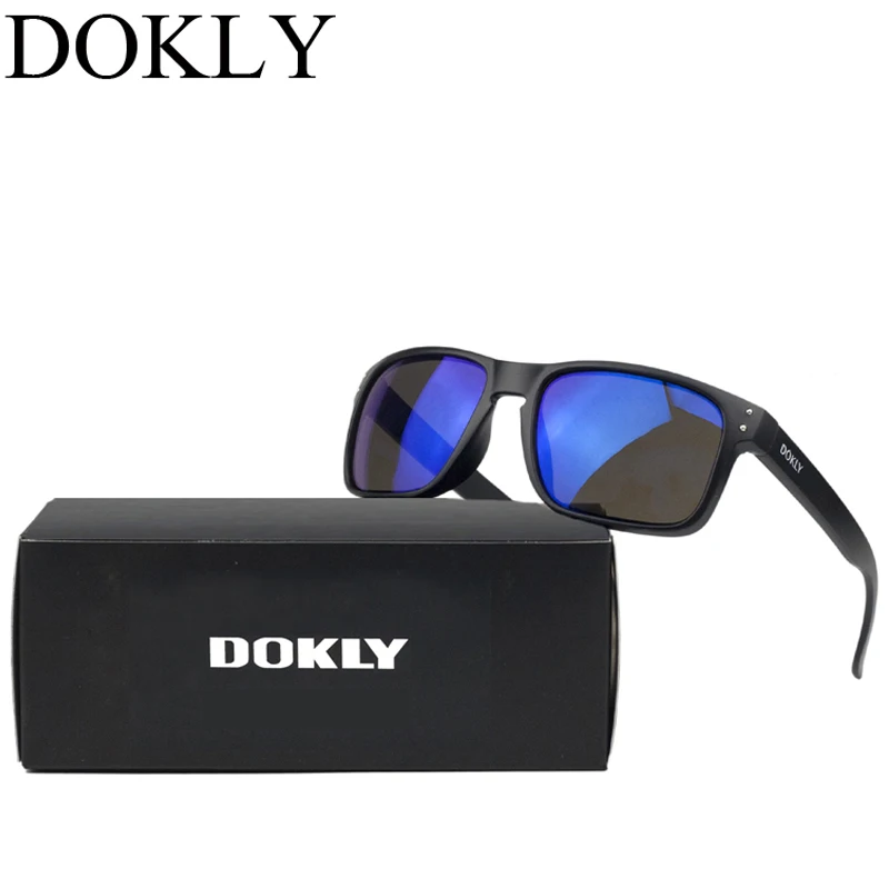 

Dokly New Brand Fashion Sunglasses Men Square Sunglasses Men Driving Mirrors Coating Points Male Sun Glasses UV400 Eyewear