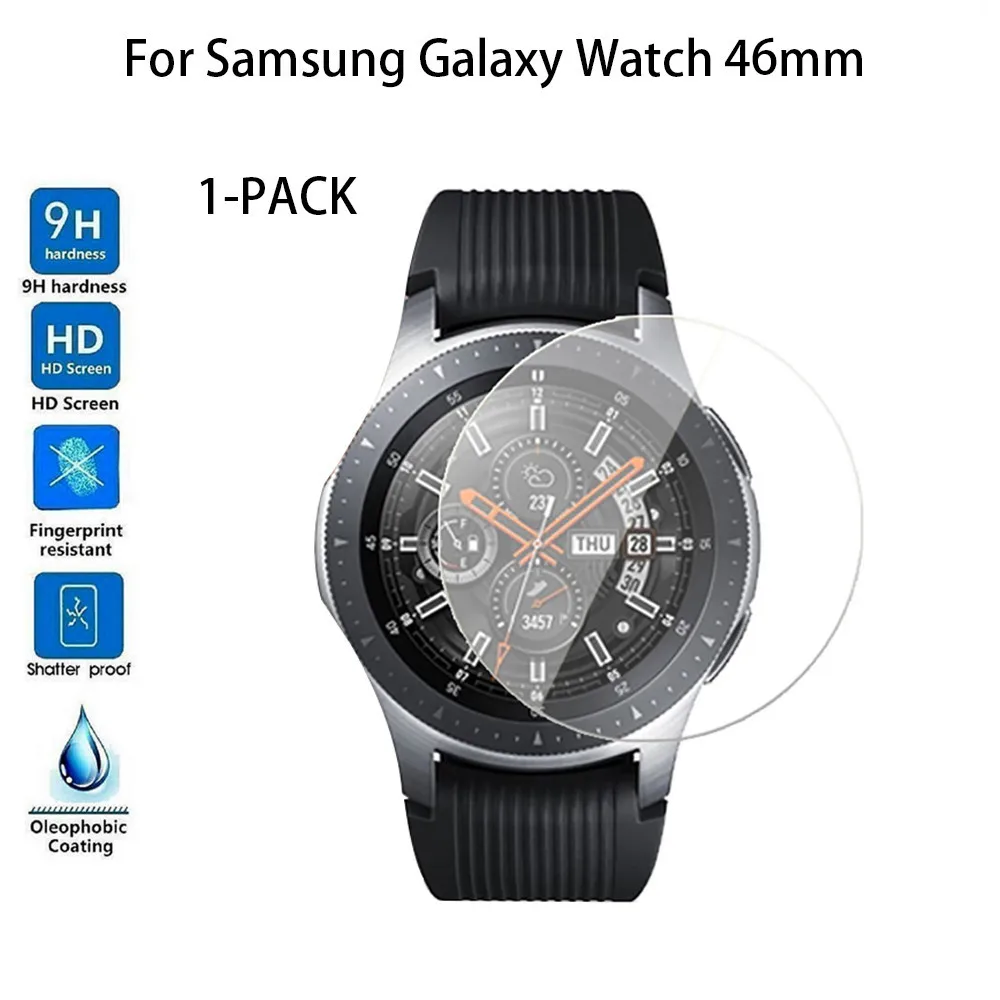 Горячий продукт 1-упаковка Закаленное стекло протектор экрана для samsung Galaxy Watch 46/42 мм Носимых устройств smartwatch relogios 30