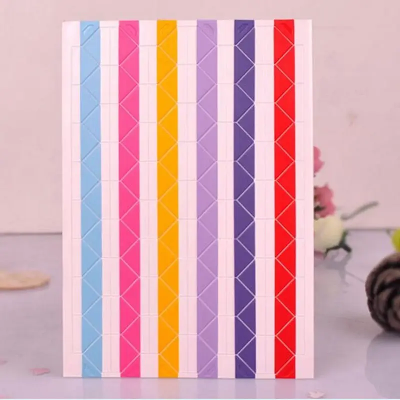 

1 Sheet=102 pcs Instax Mini Memo Sticker Album Decor Sticker Retro Pvc Photo Corner Random Colors