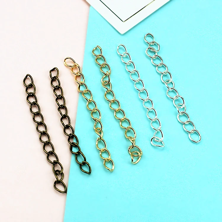 Buy Extended Extension Jewelry Chains Tail Extender Extension Chain Clasps for
