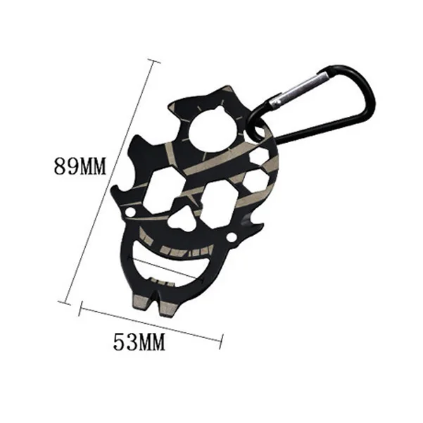 

Multi Tool Card Rescue EDC Tool Pocket Tool Multifunctional Carabiner Key Organizer Stainless Steel