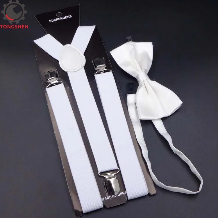 Чулок галстук бабочка набор клип на Y Форма регулируемые подтяжки брюки подтяжки для женщин плечевой бретели нижнего белья для мужчин Мода