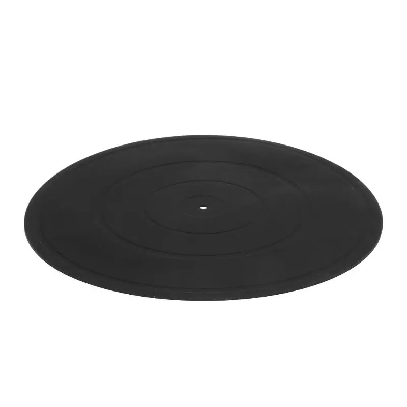 Антивибрационные силиконовые Turntable блюдо коврик анти-статический Противоударная Audiophile Pad LP Виниловые проигрыватели аксессуары