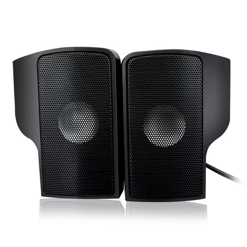 Portable Mini USB Stereo Speaker Soundbar Clip on Speaker for Notebook Laptop Music Player Computer PC with Clip (4)