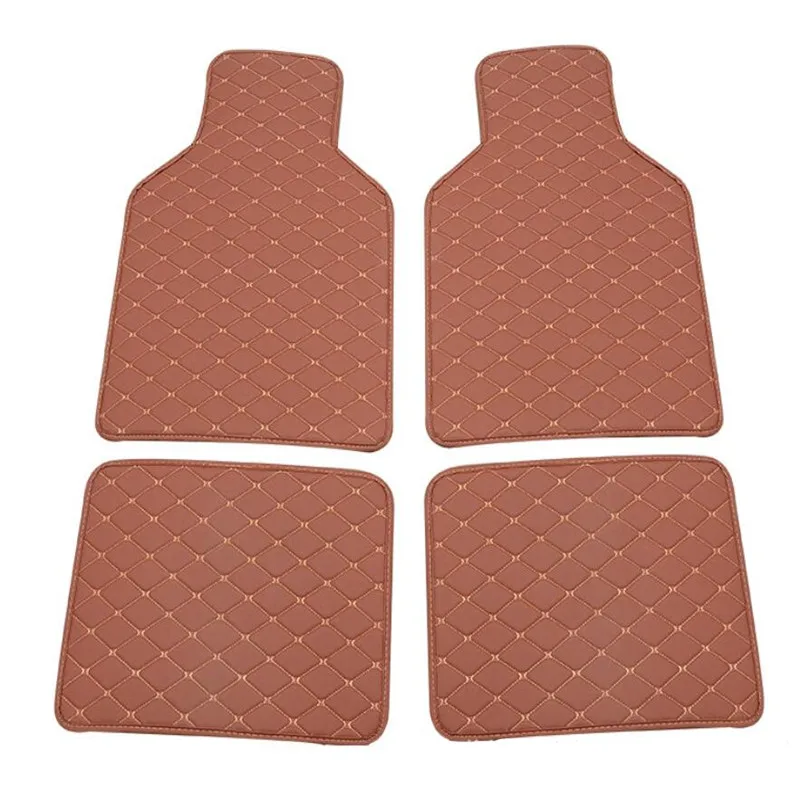 Универсальный автомобильный коврик для Ford focus 3/mk3 автомобильные коврики - Название цвета: brown