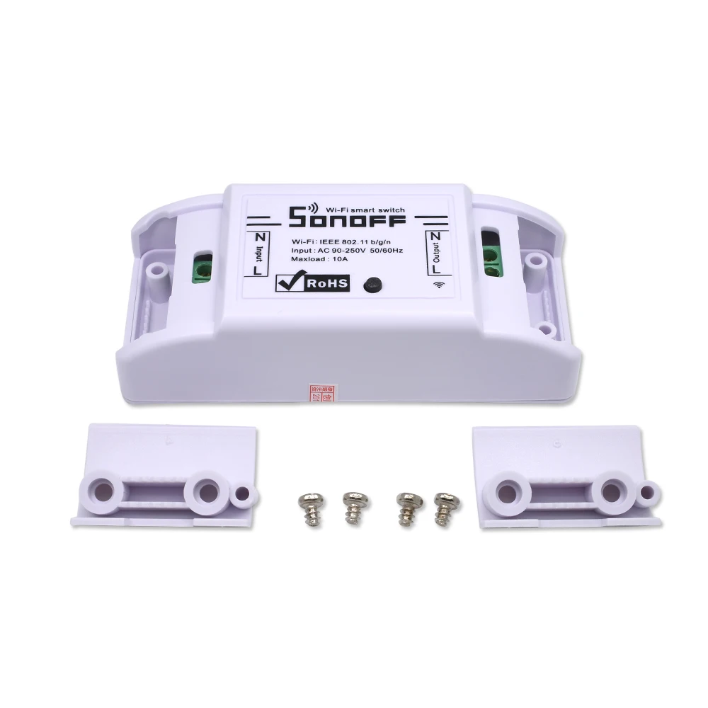  SONOFF Basic DIY Wifi Wireless Smart Switch Light Timer Remote Control 220V 10A Alexa Universal Goo - 32905620204