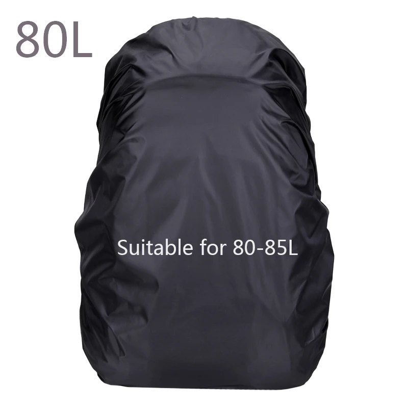 20L-80L водонепроницаемый рюкзак с защитой от пыли чехол от дождя Портативный Сверхлегкий плечевой защитный походный спортивный Чехол - Цвет: Небесно-голубой