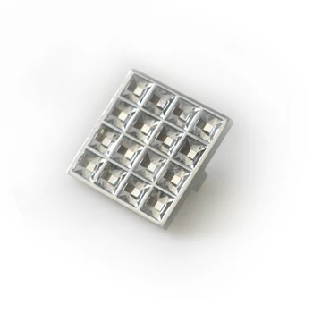 

16 Grids Square Crystal Glass Knob Cabinet Drawer Closet Cupboard Handle Pulls