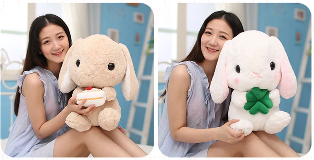 Fancytrader Lovely Plush Soft Cartoon Rabbit Toy Stuffed Giant Animal Bunny Nice Lover Gift 75cm 10