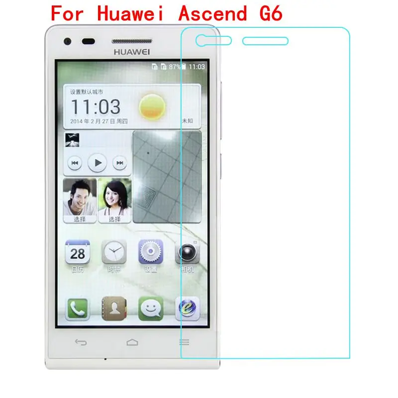 Для Huawei G6 U10 закаленное стекло Оригинал 9H Высококачественная защитная пленка