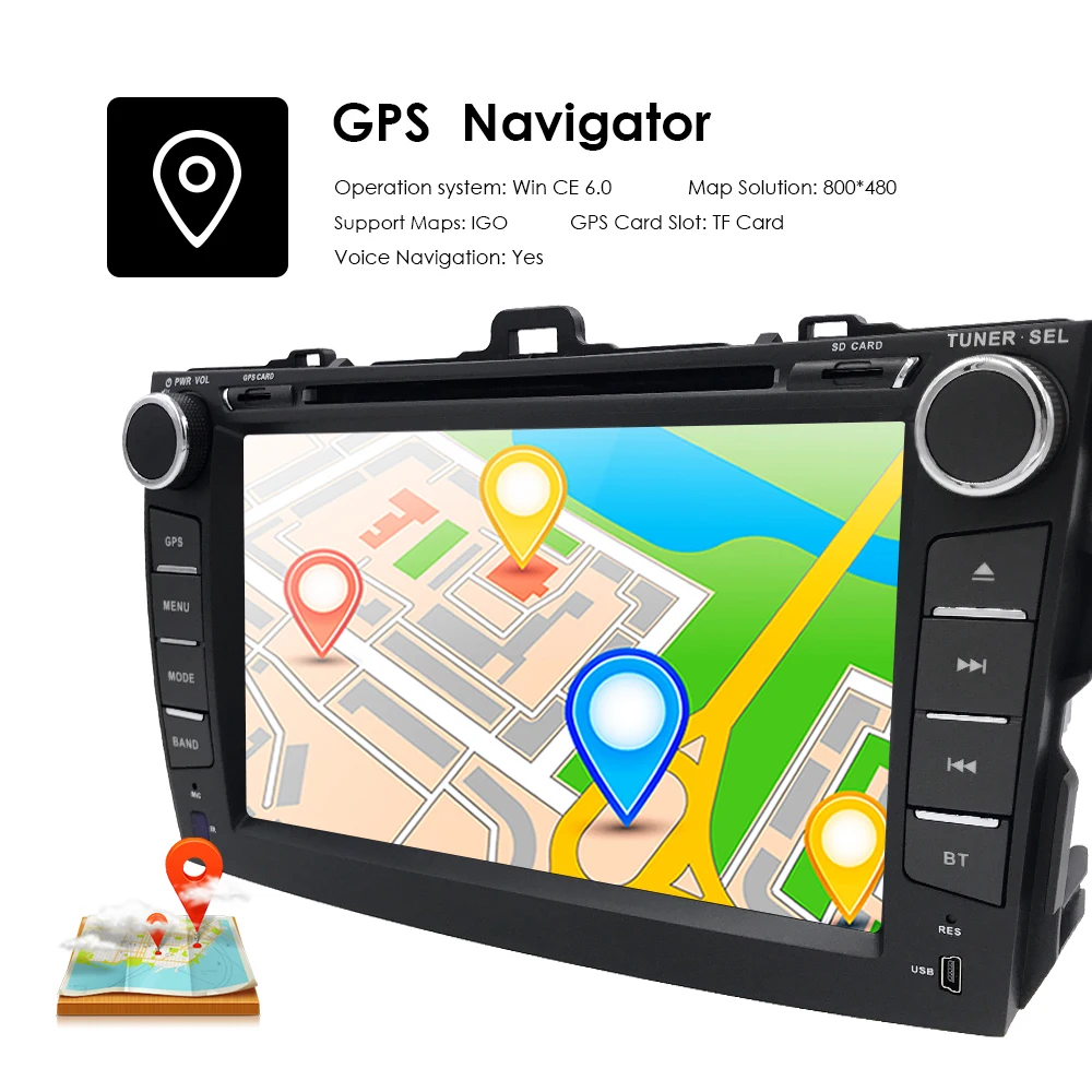 Clearance for Toyota Corolla 2007 2008 2009 2010 2011 In Dash DVBT DAB+ iPhone Music AM FM Radio Steering Wheel Ctrl Bluetooth USB SD CAM 2 Clearance for Toyota Corolla 2007 2008 2009 2010 2011 In Dash DVBT DAB+ iPhone Music AM FM Radio Steering Wheel Ctrl Bluetooth USB SD CAM 2