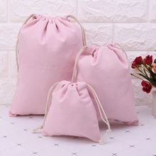 THINKTHENDO Для женщин шнурок мешок хранения луч Еда одежда сумки Travel подарки розовый S/M/L шнурок сумки