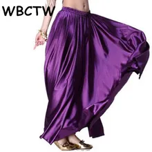 WBCTW высокая эластичность плиссированные юбки 10XL Плюс Размер Повседневная осень весна Jupe Femme однотонная фиолетовая атласная макси юбка
