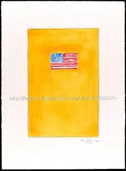

Canvas Hostel Decor Birken painting Womenjasper Johns American Born abstract art huge Wall painting bed room background