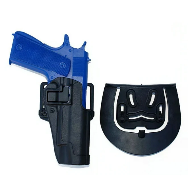 Free Shipping 1911 Belt Holster Tactical Hard Plastic Gun Holsters Black1911 belt holster1911