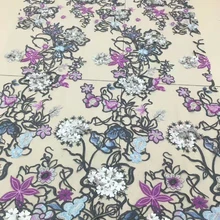 Новейший дизайн 3d Бисером кружевная ткань прозрачность тюль кружево-вышитая африканская чистая кружевная ткань для вечерних платьев