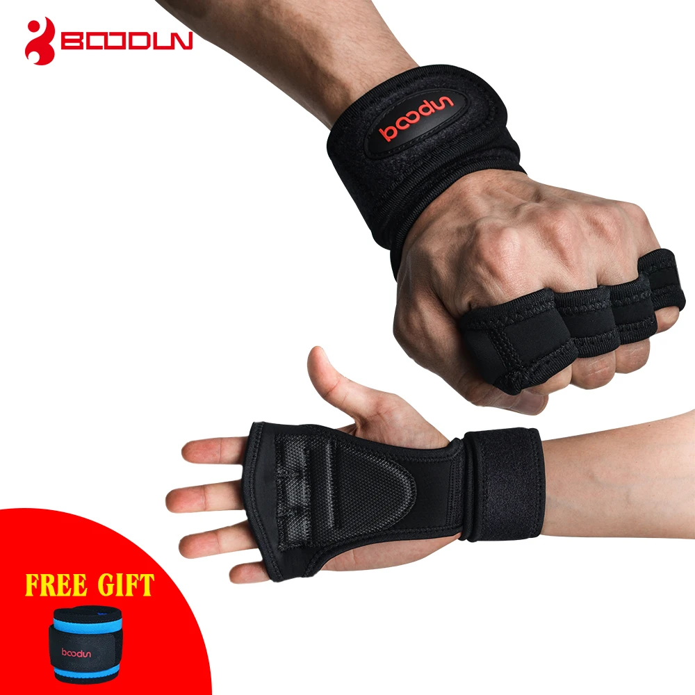 Boodun Weightlifting Training Gloves Women Men Fitness Sports Body