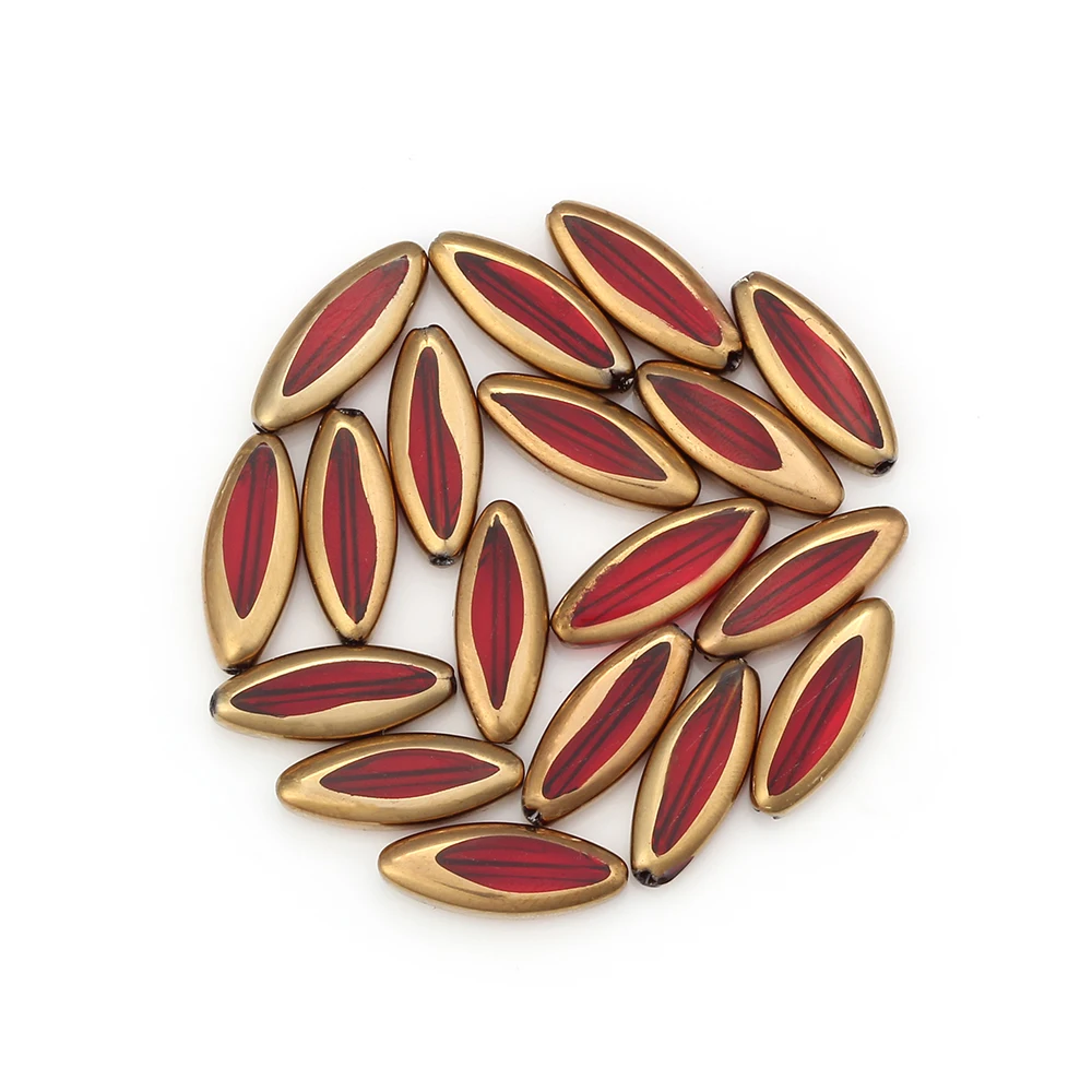 Модные стеклянные бусины MEIBEADS 18 шт./лот для изготовления ювелирных украшений
