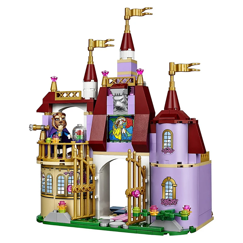 37001-Beauty-And-The-Beast-Princess-Belle-s-Enchanted-Castle-Building-Blocks-Set-Girl-Friends-Kids (1)