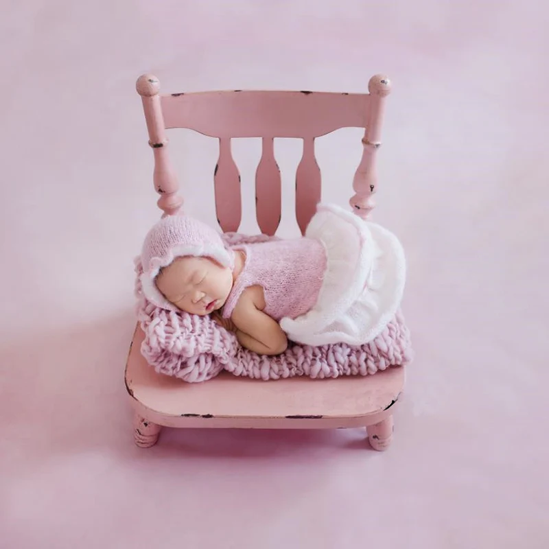Newborn Baby Photography Studio Detachable Chair Props Infant bebe fotografia Accessories Baby Girl Boy Photo Shoot Iron Basket
