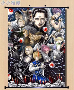 

Japanese Anime Hunter x Hunter GON FREECSS & Phantom Troupe & PAKUNODA Home Decor Wall Scroll Poster Decorative Pictures