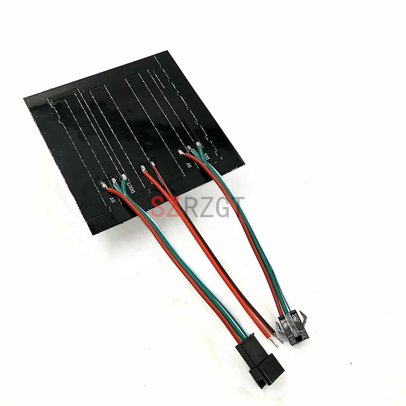 Цифровая Гибкая Светодиодная панель WS2812B WS2812 8*8 пикселей 64 пикселя индивидуально